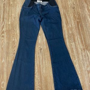 Maternity flare jeans